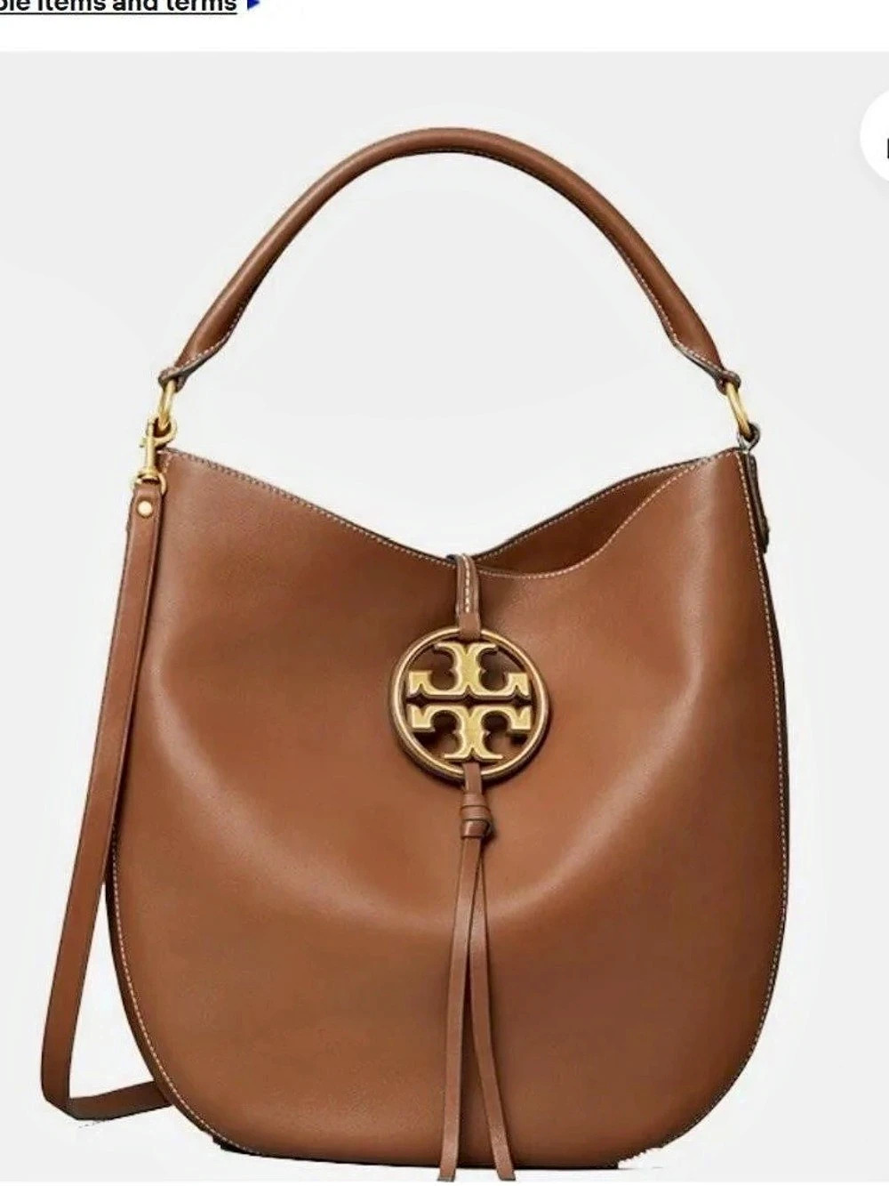 Tory Burch Miller Hobo Brown Bag